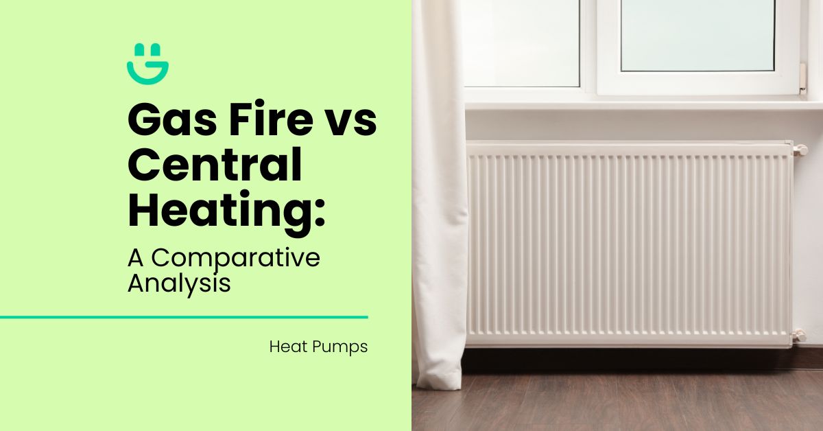 gas fire vs central heating