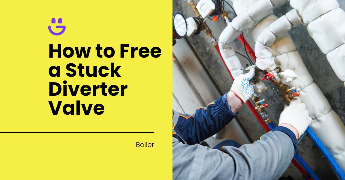 how to free a stuck diverter valve