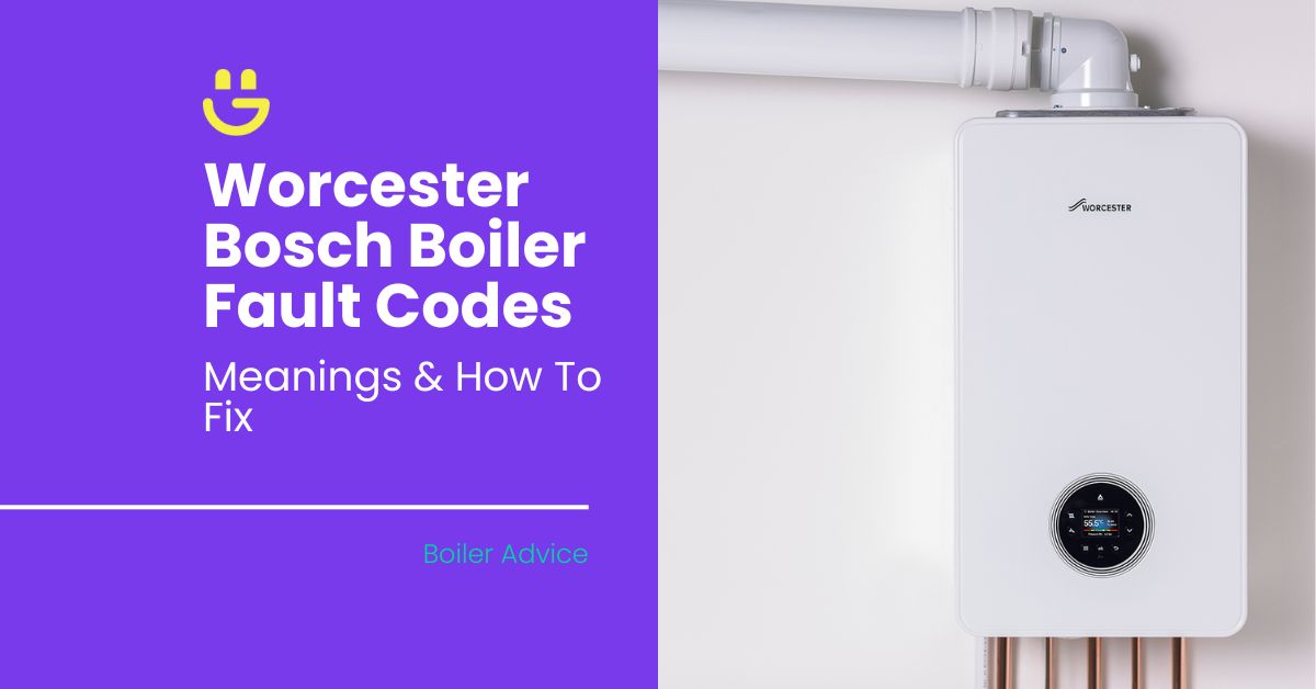 worcester bosch boiler fault codes